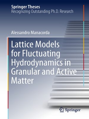 cover image of Lattice Models for Fluctuating Hydrodynamics in Granular and Active Matter